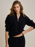 Джемпер Half Zip Tommy Sweatshirt in Black