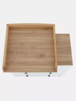 Комод RANT "BAMBOO" 84см 3 ящ. (арт.108) Cloud White