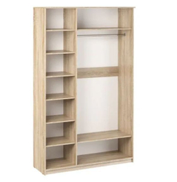 Шкаф 3-х створчатый Дуэт Люкс без зеркала Дуб Сонома светлый