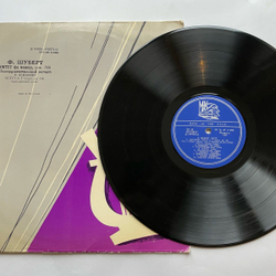 Винтажная виниловая пластинка LP F. Schubert Шуберт, Инструментальный Октет, Octet in F major, op. 166 (СССР 1969)