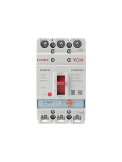 Выключатель автоматический MGS125 3P 50.4-63А 18кА YON MGS125B-3TAMF0063