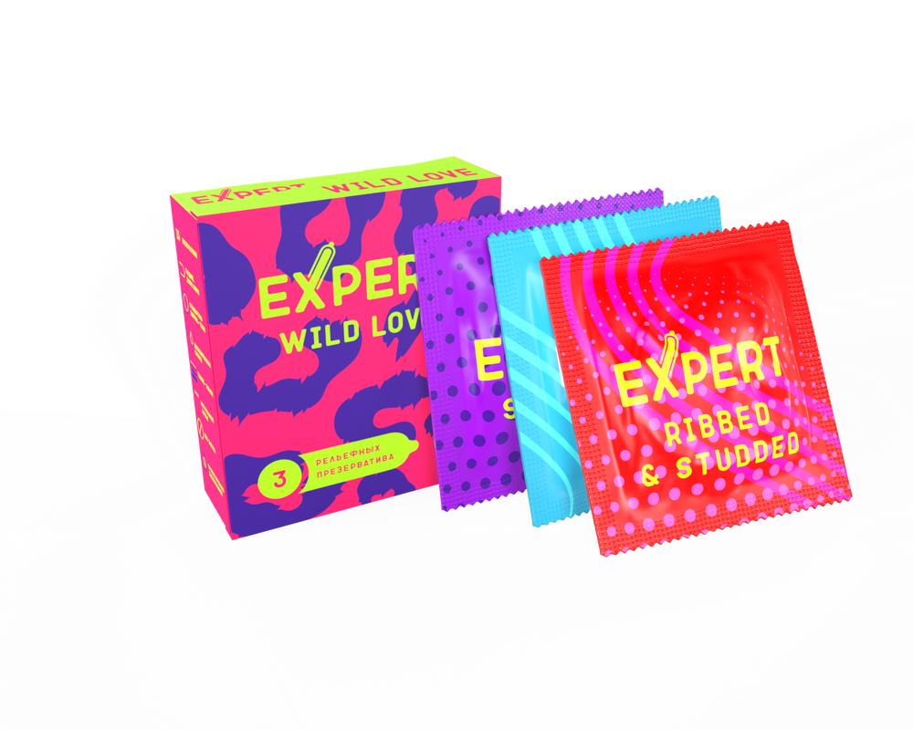 Презервативы Expert Wild Love 3 шт 9281ex