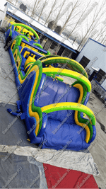 Надувной батут "Длинная полоса препятствий" 20*4*5 м