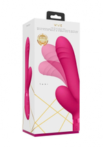 Розовый вибромассажер-кролик Tani - 21,5 см. (Цвет: розовый)