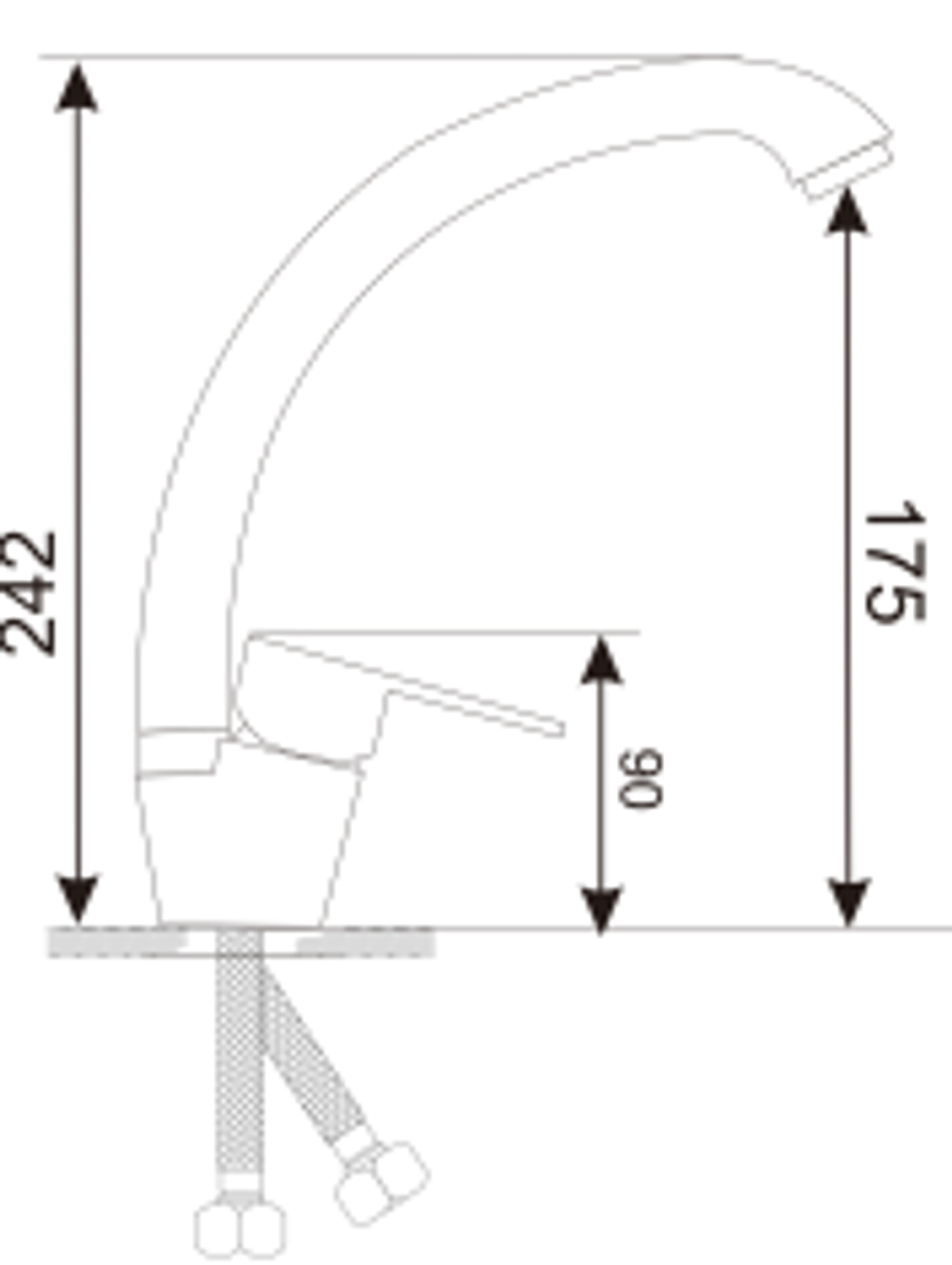 Смеситель GranAlliance G-4 матовый