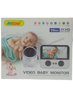 Видеоняня беспроводная с монитором 4,3" 4K HD Andowl Q-SX601