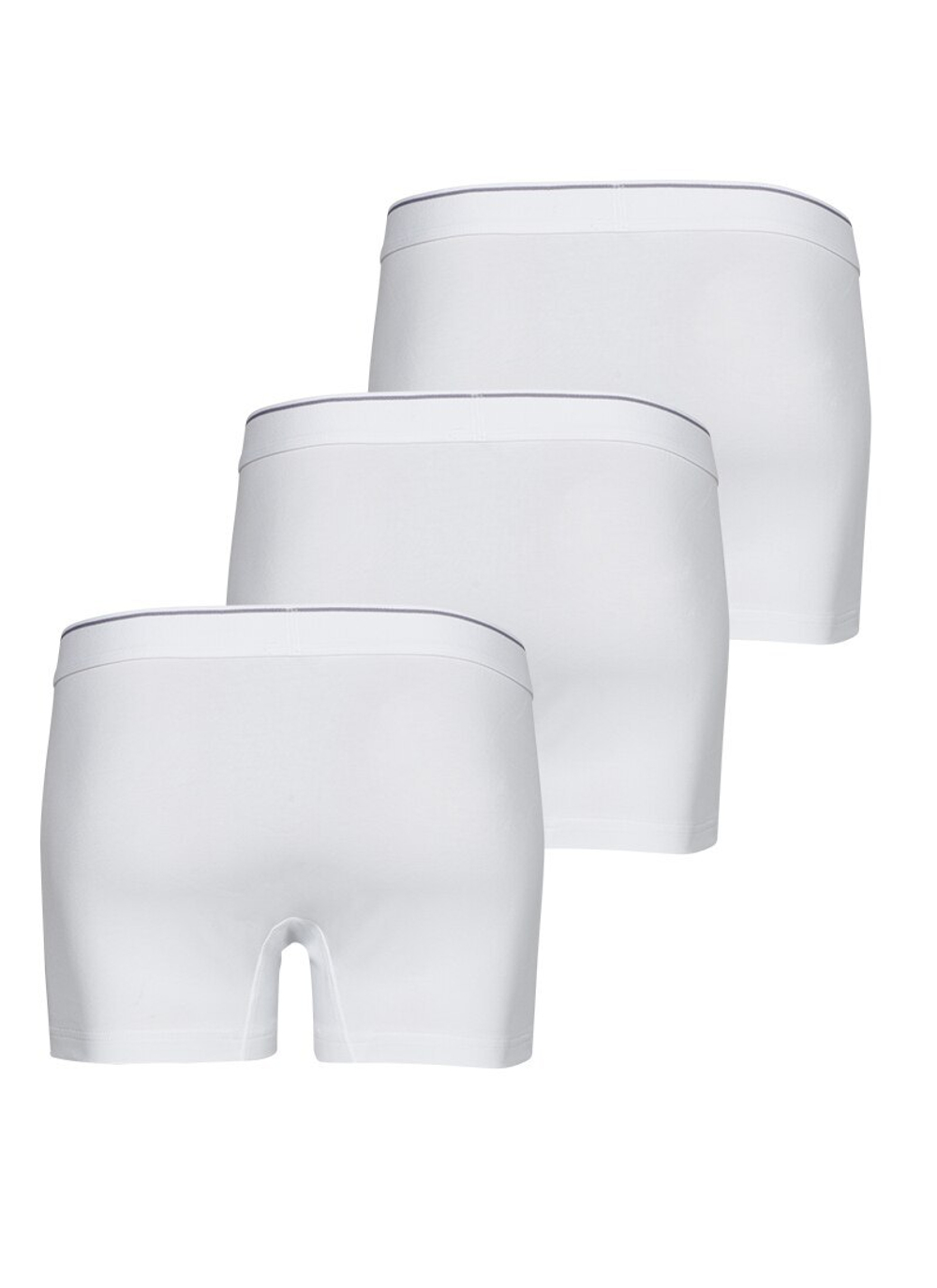 Трусы мужские боксеры Tender Cotton. Набор из 3-х штук белый-белый-белый