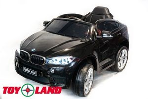 Детский электромобиль Toyland BMW X6M mini Черный