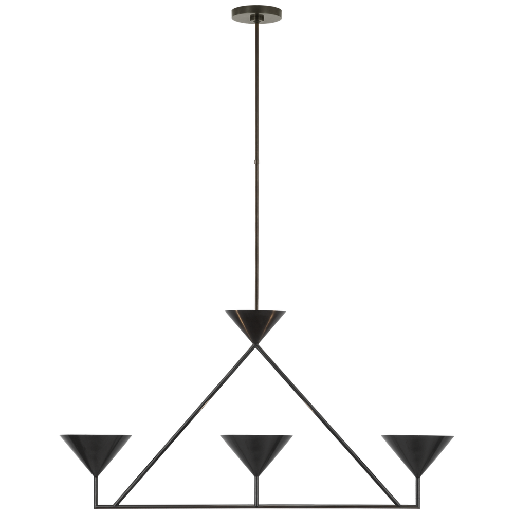 Люстра Visual Comfort Orsay Medium 3-Light Linear Chandelier