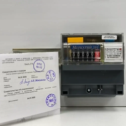 Cчетчик Меркурий 201.5 5-60А однофазный однотарифный 2025г Инкотекс