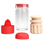 Вибромастурбатор-вагина 17,9см в красной колбе Pretty Love Emily BM-00900T65-1