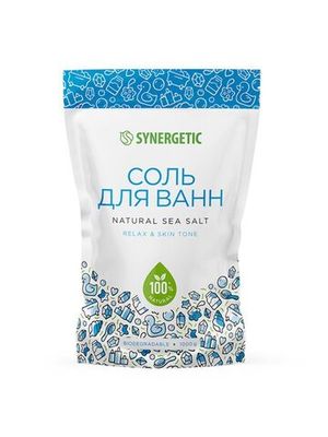 Соль для ванн Synergetic, 1 кг