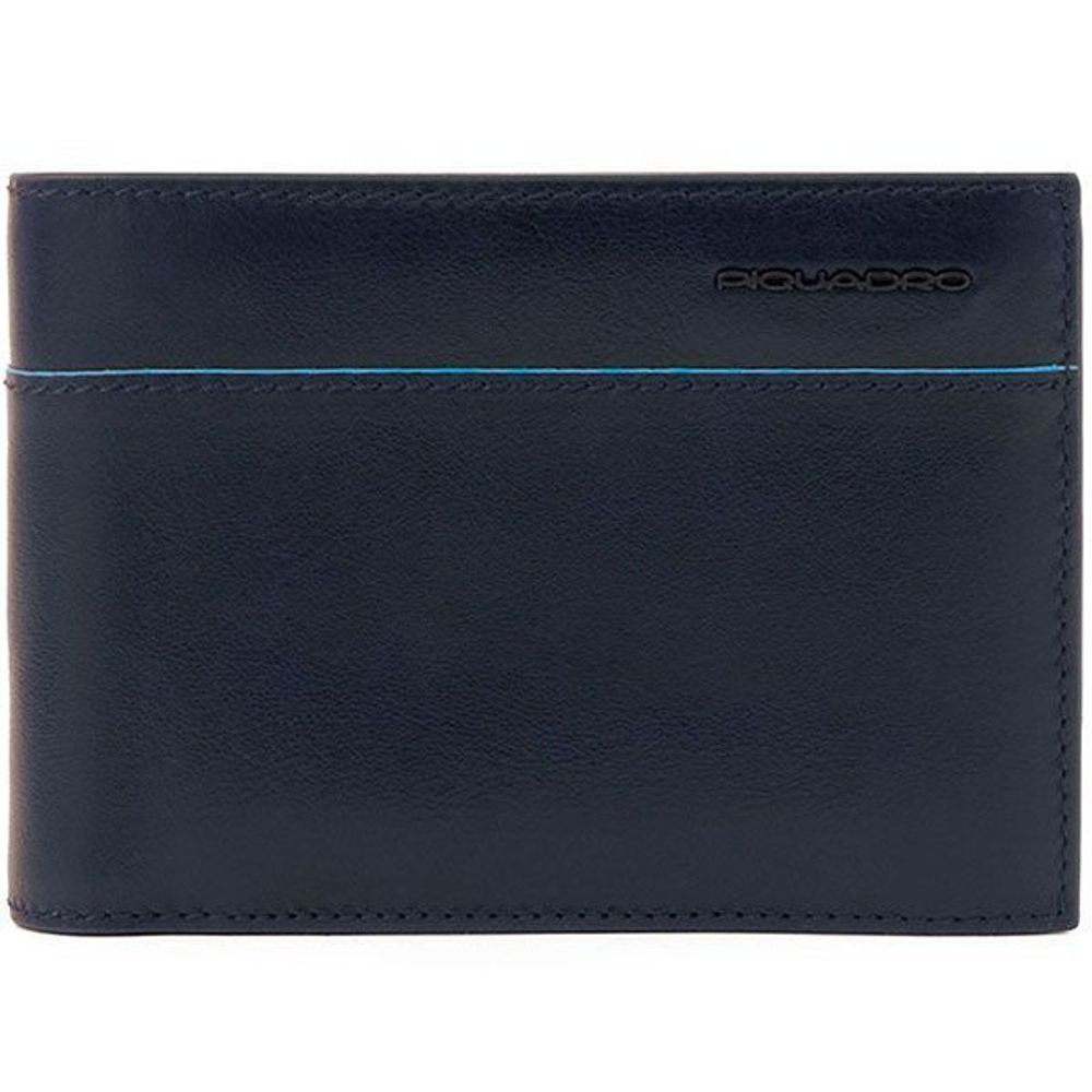 Кошелек мужской Piquadro Blue Square Revamp PU1392B2VR/BLU синий натуральная кожа
