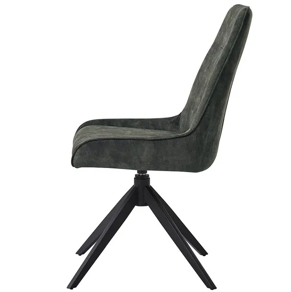 Крутящийся темно-зеленый стул Gem | Купить в Hallberg.ru