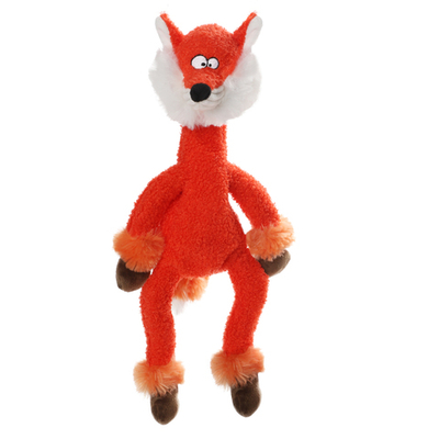 85078 Игрушка для собак Лисица с верёвкой 41см, серия PLUSH FRIENDZ, Gigwi