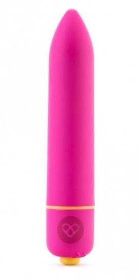 Розовая вибропуля Pink Vibe Power Bullet - 9 см.