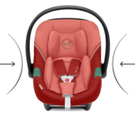 Коляска Carrello Alfa CRL-6522 2025 Cybex Aton S2 i-Size Hibiscus Red 3 в 1 Honey Beige