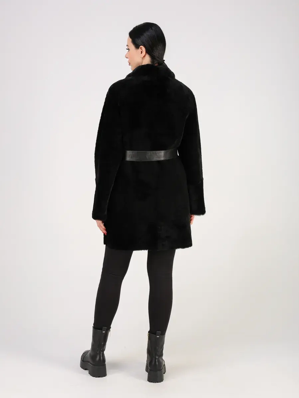 Дубленка зимняя шуба натуральная двухсторонняя