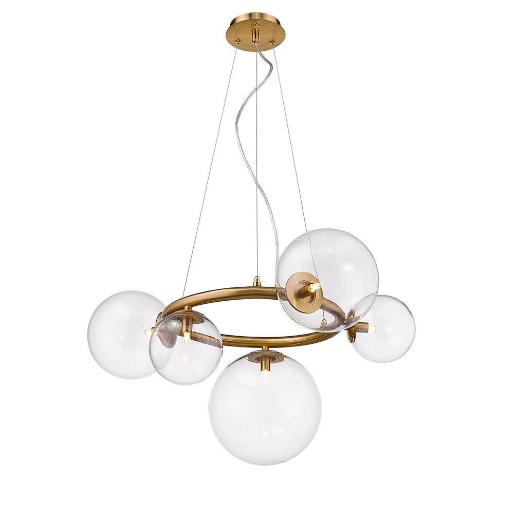 Люстра P68092-5 brass