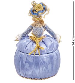 Народные промыслы RK-732/10 Кукла-шкатулка «Дама в вечернем платье»