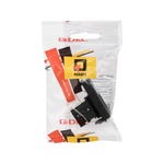 Компьютерная розетка RJ-45 модульная, кат.5е, "Avanti", "Черный матовый", 1 модуль