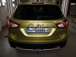 Фаркоп оцинкованный Galia S107C для Suzuki SX4 S-Cross 2013- 2WD/4WD(паспорт и сертификат в комплекте)(без электрики)