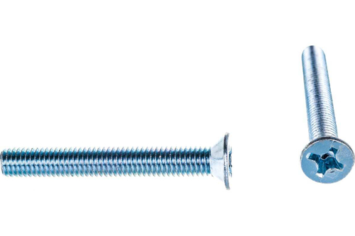 ВИНТ СТРОЙБАТ С ПОТАЙНОЙ ГОЛОВКОЙ ОЦИНК DIN 965 М 8Х60 3ШТ