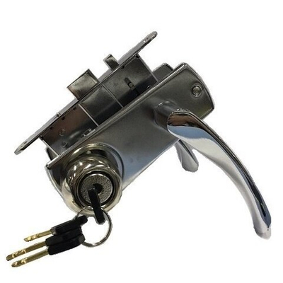 Китай Замок врезной с ручками ЗВАД 1-10M (R) Хром правый (016595)