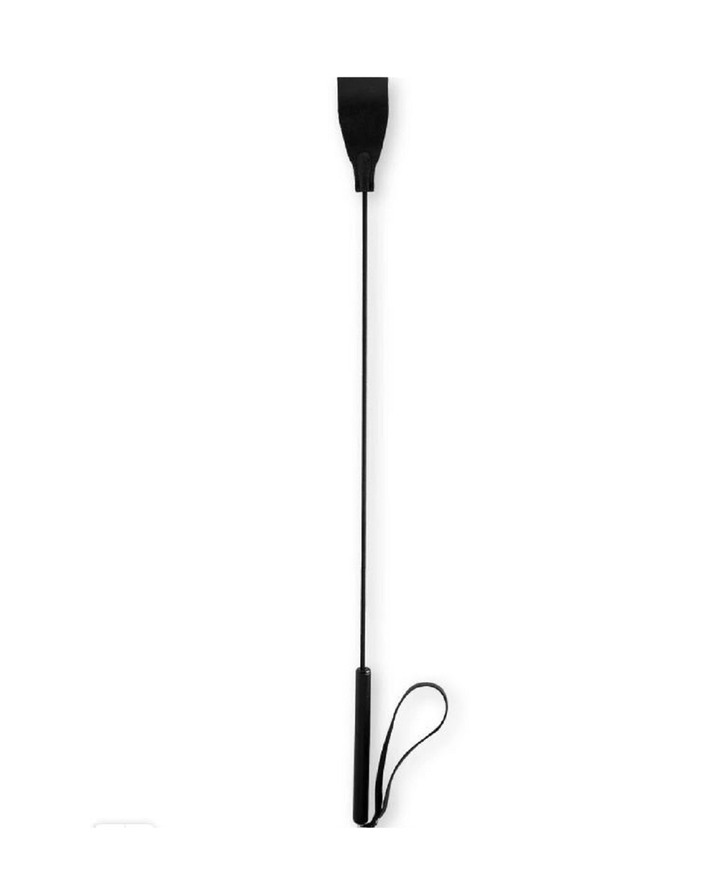 Стек длинный с черной ручкой и прямоугольным наконечником 75 см