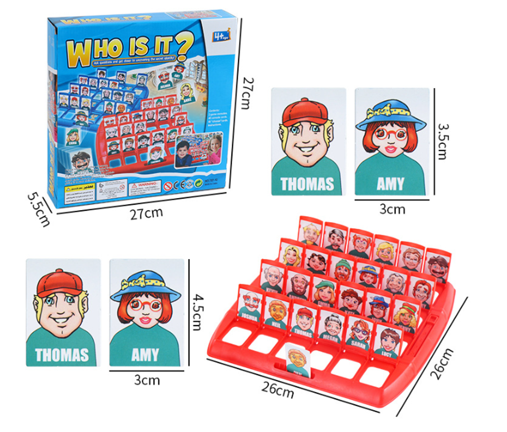 Настольная игра "Who is it?"
