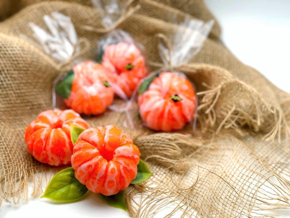 Мыло «Большой мандарин» Новогоднее мыло Magic Benefit Soap