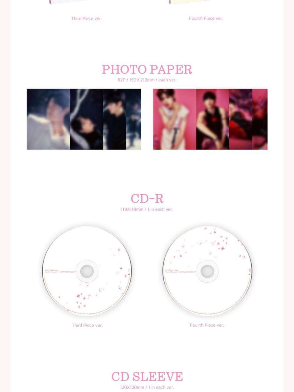Альбом EPEX - SOHWA ( ) CHAPTER 2: THE DEFICIENCY OF YOUTH 2nd Album 2 Version SET