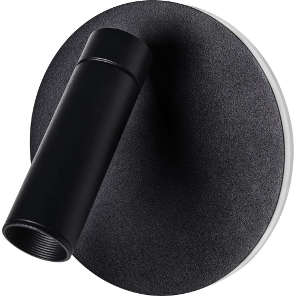 Декоративная подсветка светодиодная ЭРА EDGAR WL55 BK для интерьера COB 5Вт/SMD 7Вт 4000К черный IP20 | Настенная подсветка