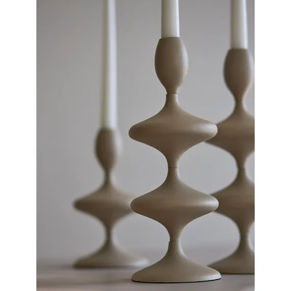 Подсвечник vivlend, 29 см, бежевый