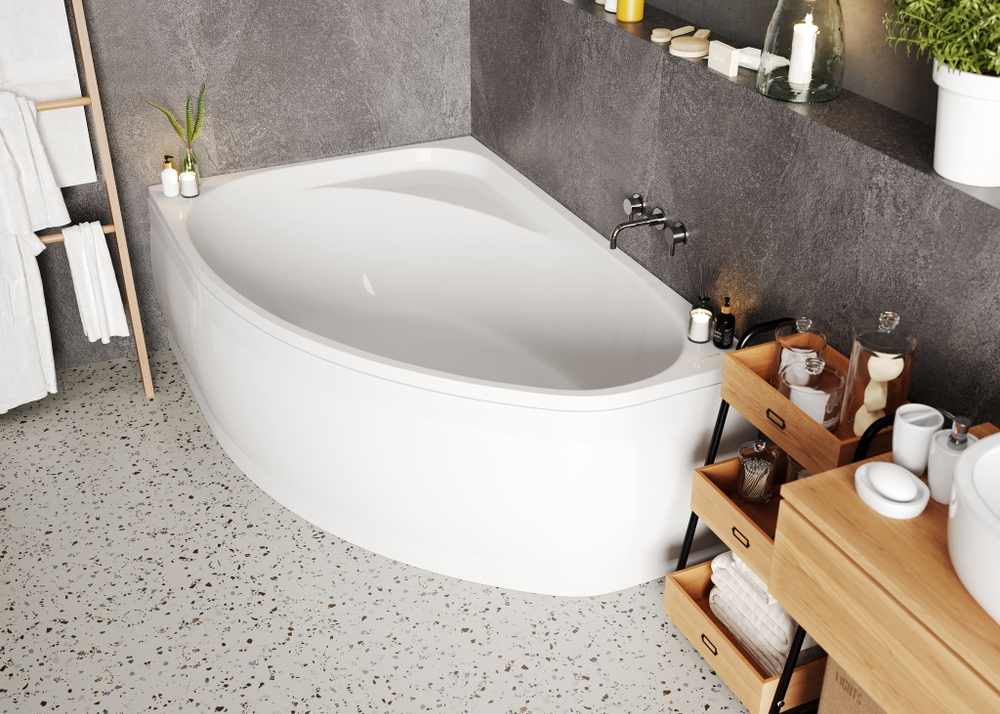 Акриловая ванна Vagnerplast HAPI 170x110 Left