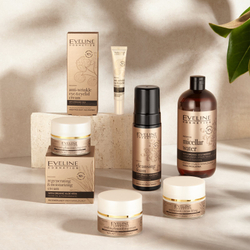 Eveline Cosmetics Organic Gold - увлажняющая и успокаивающая пенка для умывания чувствительной кожи /   150  ml  / GTIN 5903416028819