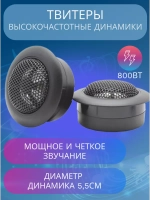 Динамики автомобильные пищалки твитеры СТС120