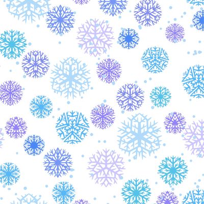 Зима голубые снежинки на белом Снег