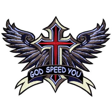 Нашивка Крест с крыльями