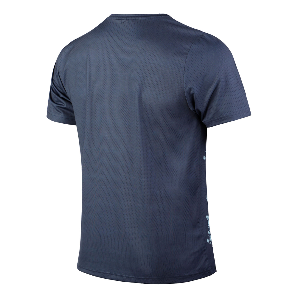 Мужское теннисное поло Quiet Please Ocean Splash Receiver T-Shirt Men - Blue