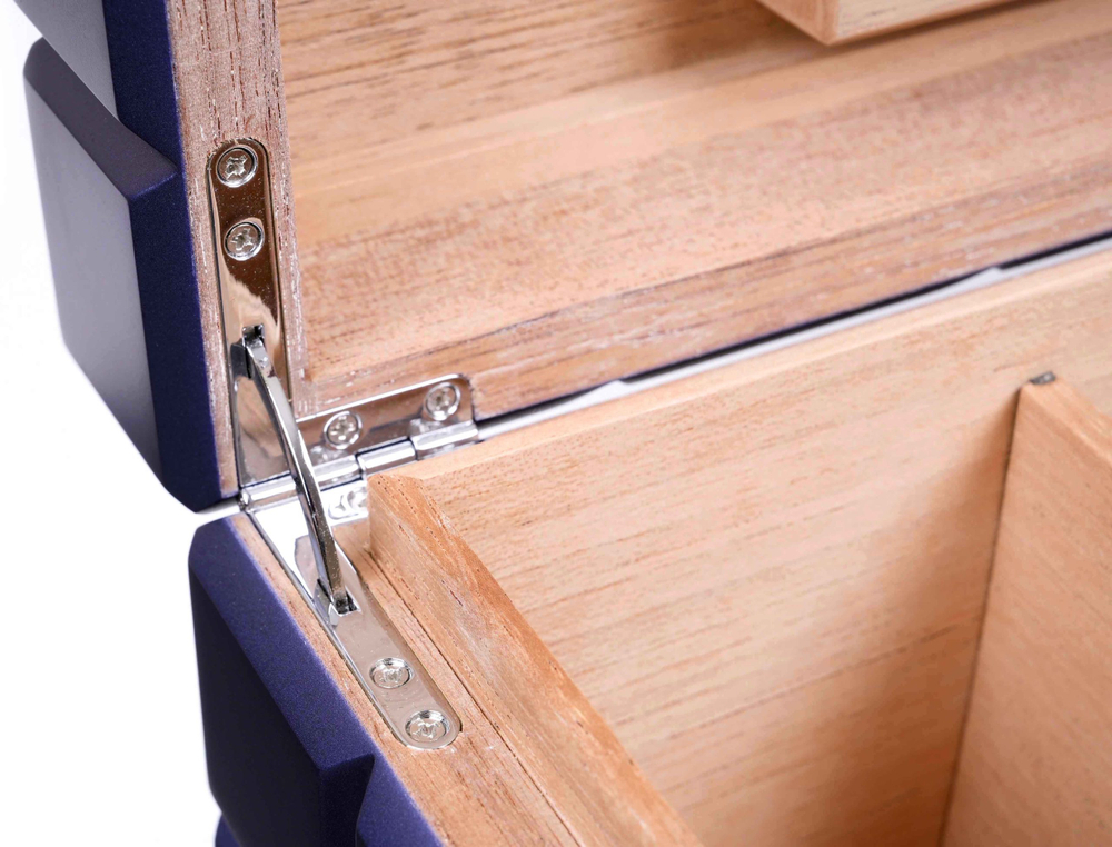 Хьюмидор Colibri Heritage на 80 сигар, Синий лак Navy HU500T4