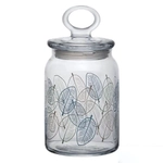 Банка с крышкой 860мл «Ливс» 3 цвета (рис.41548) 96762SLBD