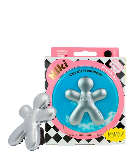 Ароматизатор для автомобиля NIKI Свежий воздух (серебристый металлик), Mr&Mrs Fragrance