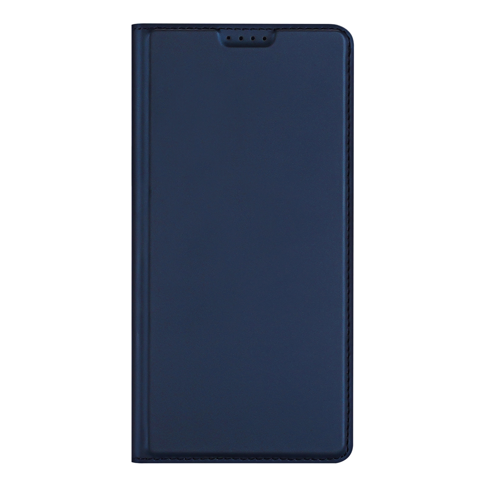 Чехол книжка из PU кожи синего цвета от Dux Ducis для Realme 13 Pro и 13 Pro+, серия Skin Pro Series Case