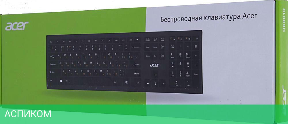 Клавиатура Acer OKR010 черный (ZL.KBDEE.003)