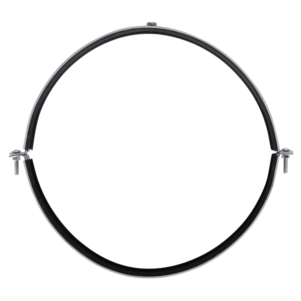 Хомут для воздуховода SHUFT с резиновым профилем 315мм (гайка)