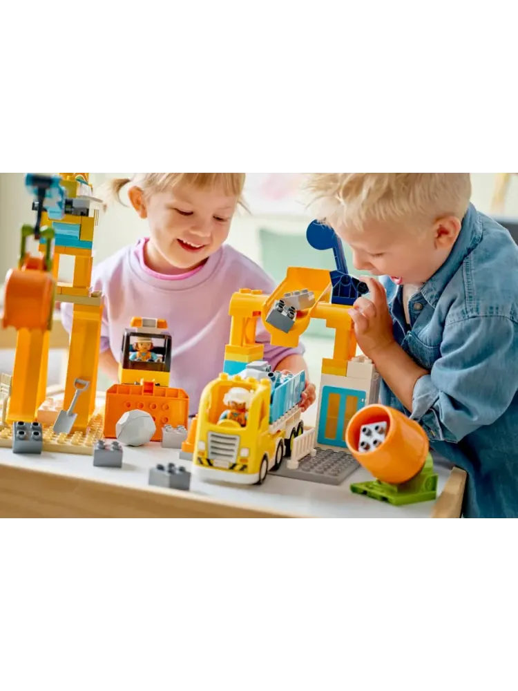 Конструктор DUPLO 10476 Строительная площадка и техника 3в1