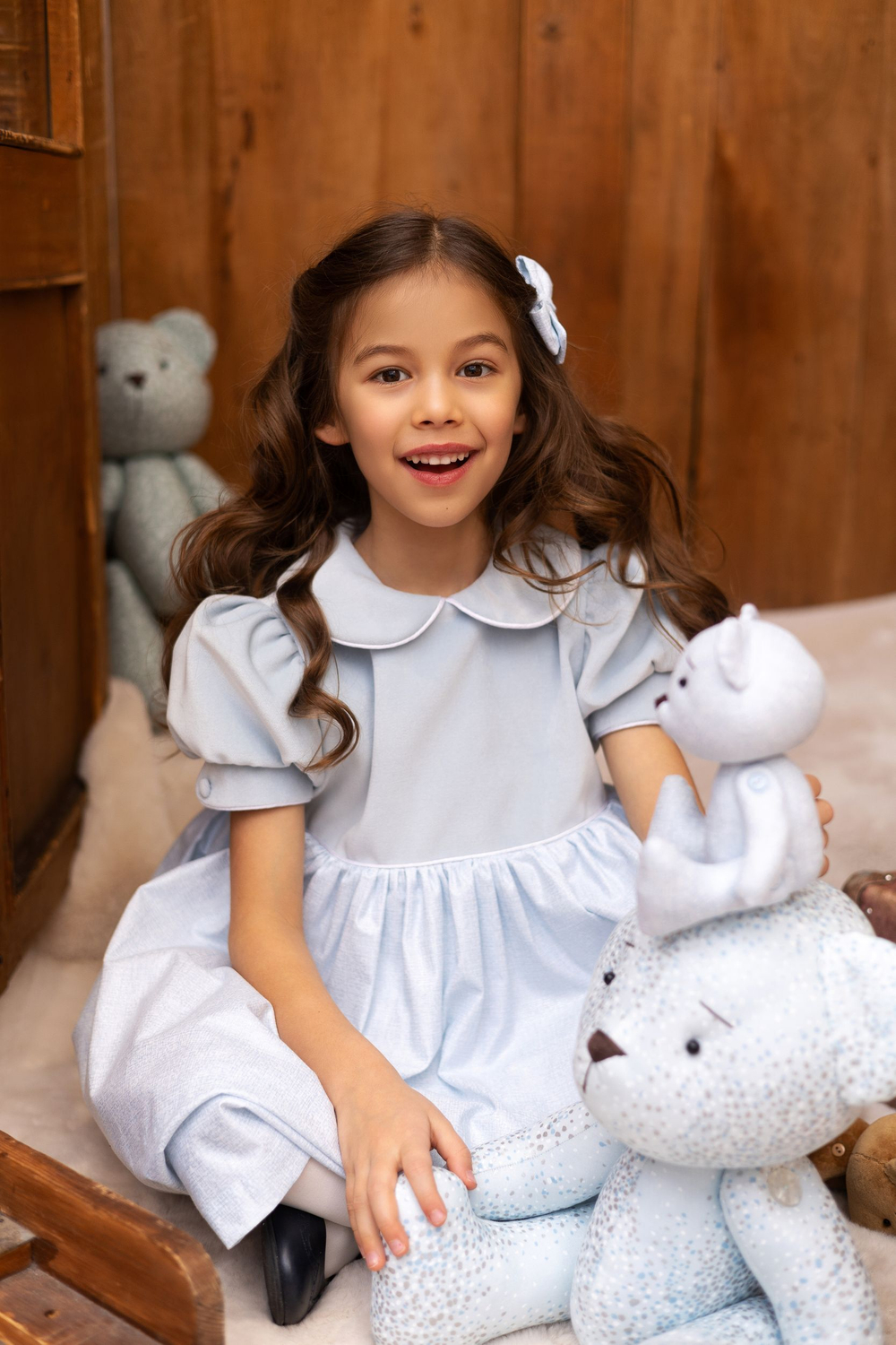 Шарлотта Голубой бархат