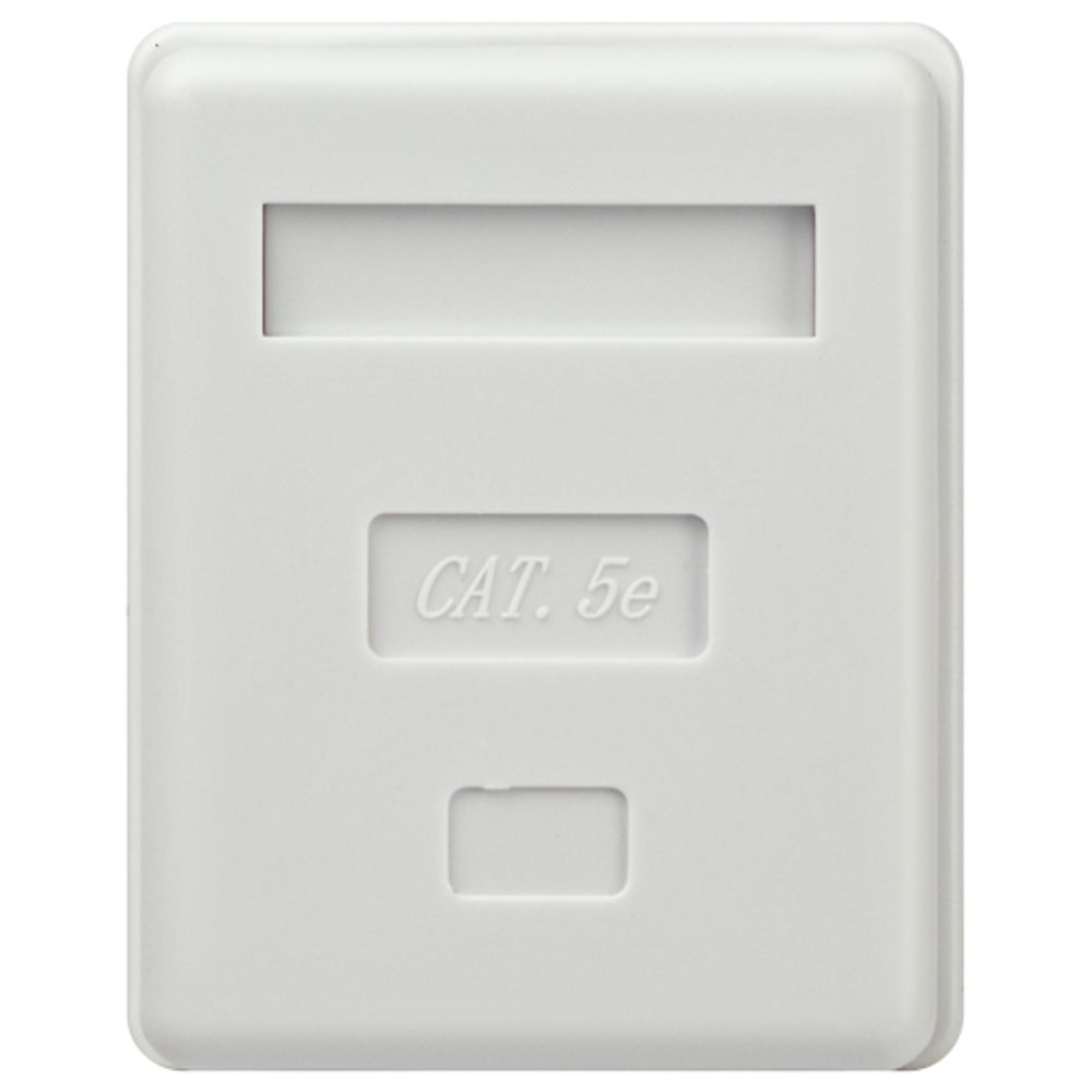 Розетка компьютерная RJ-45 ЭРА RJ01UN-1 категория 5е неэкранированная 1-порт