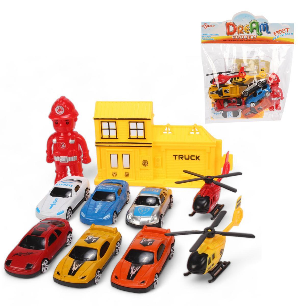 Набор транспорта 8шт, пакет 131-7A